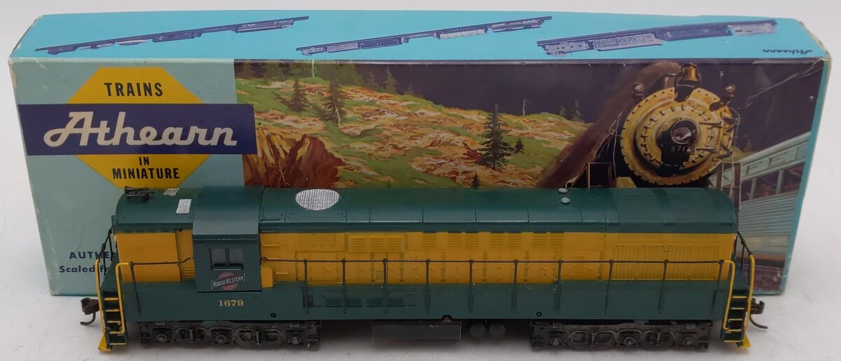 Athearn 04323 HO Chicago & North Western H24-66 Dummy Diesel Locomotive #1679 EX/Box