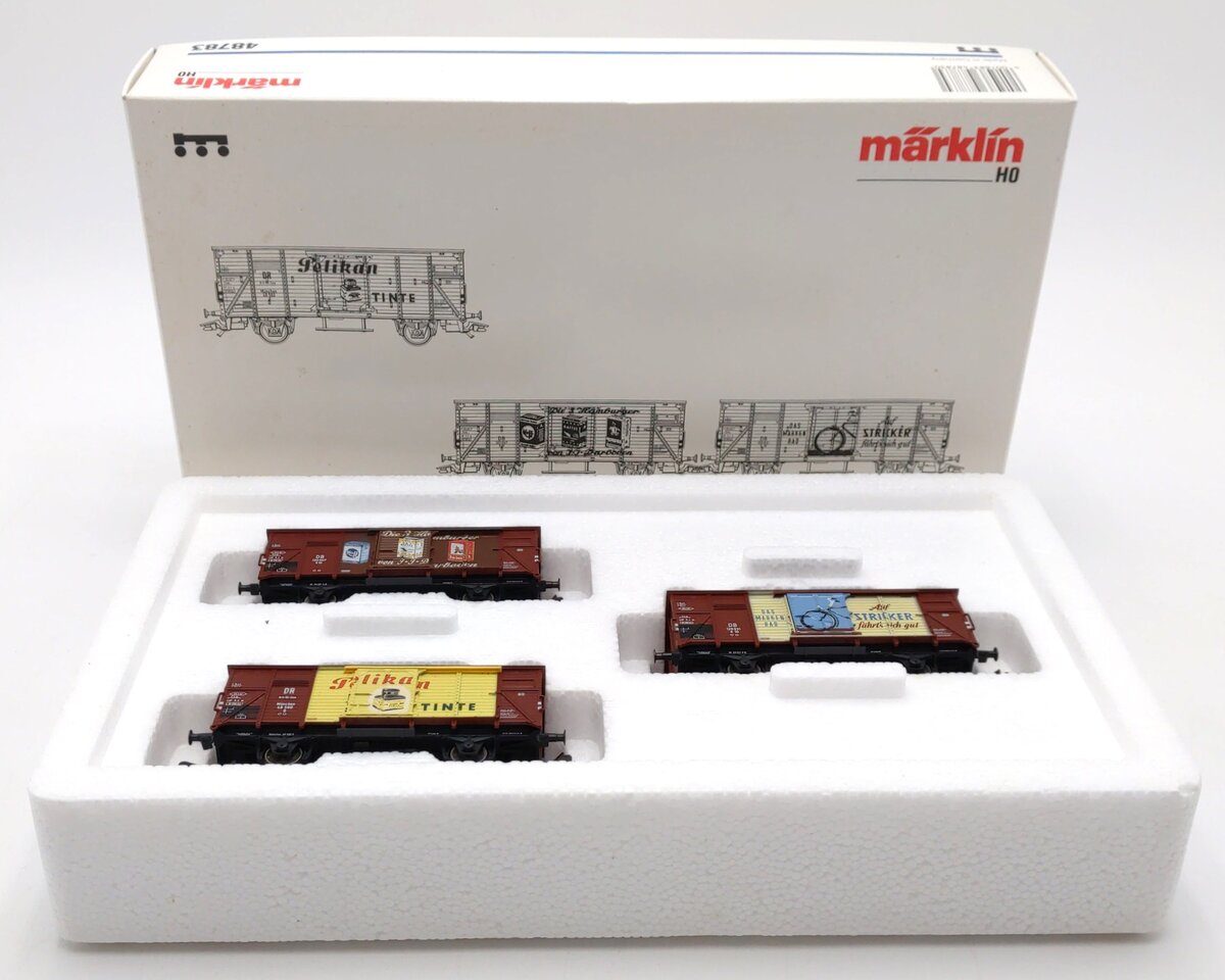 Marklin 48783 HO Scale Economic Miracle 3-Car Set LN/Box