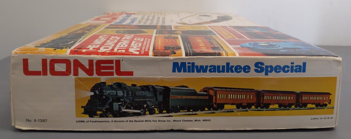 Lionel 6-1387 O Gauge Milwaukee Road Passenger Train Set LN/Box