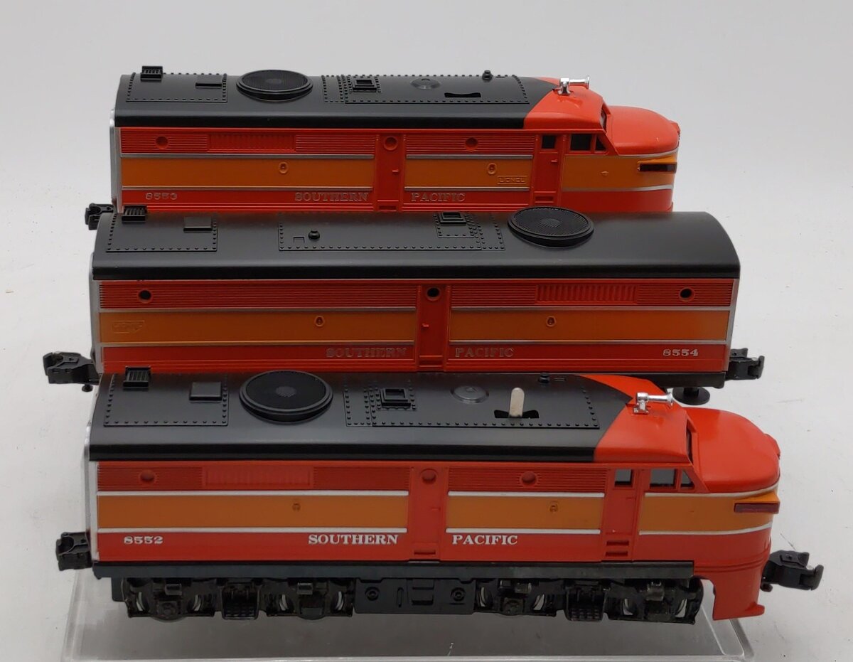 Lionel 6-8552 O Gauge Southern Pacific Alco A-B-A 3-Unit Diesel Locomotive Set LN/Box