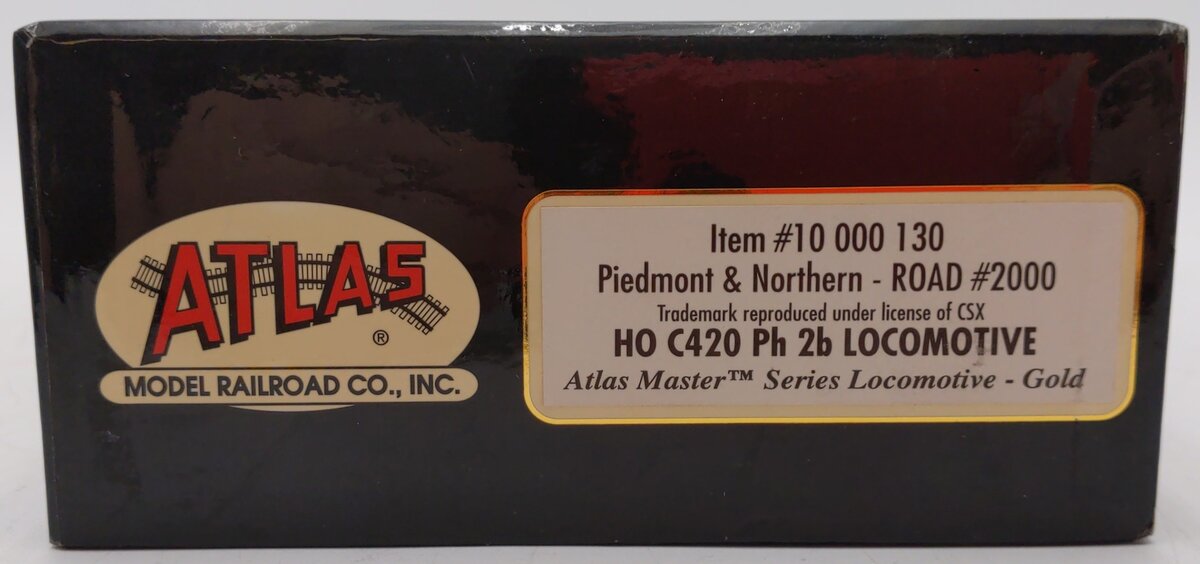 Atlas 10000130 HO Gauge Piedmont & Northern C420 Locomotive #2000 LN/Box