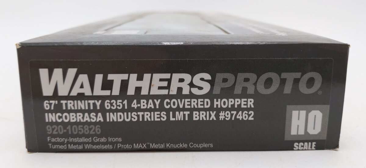 Walthers 920-105826 HO BRIX 6351 4-Bay Covered Hopper #97462