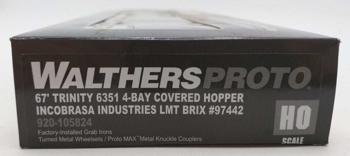 Walthers 920-105824 HO BRIX 6351 4-Bay Covered Hopper #97442