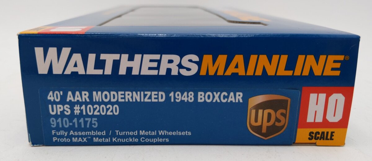 Walthers 910-1175 HO Scale UPS AAR Modernized 1948 Boxcar #102020
