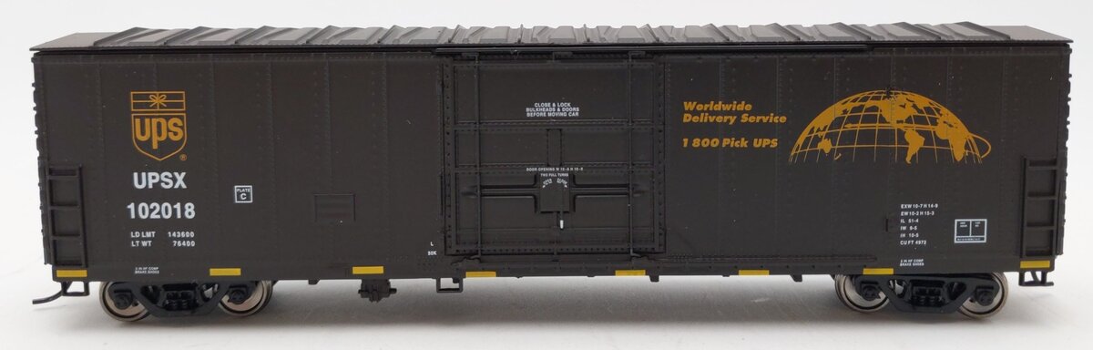 Walthers 910-2039 HO Scale UPS 50' Insulated Boxcar #102018