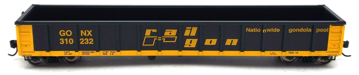 Walthers 910-6224 HO Scale Railgon 53' Gondola #310232
