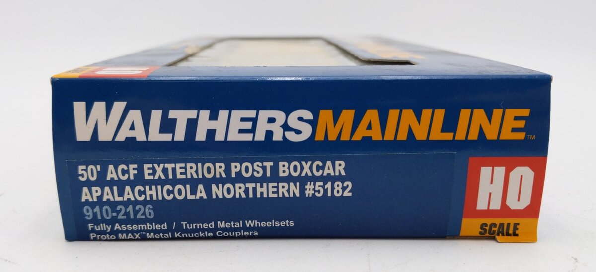 Walthers 910-2126 HO Apalachicola Northern 50' ACF Exterior Post Boxcar #5182