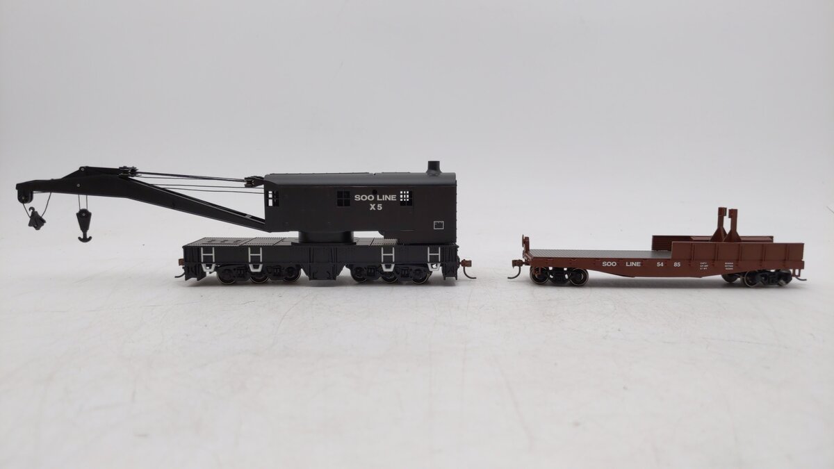 Athearn 75411 HO SOO Line 250-Ton Crane with Tender