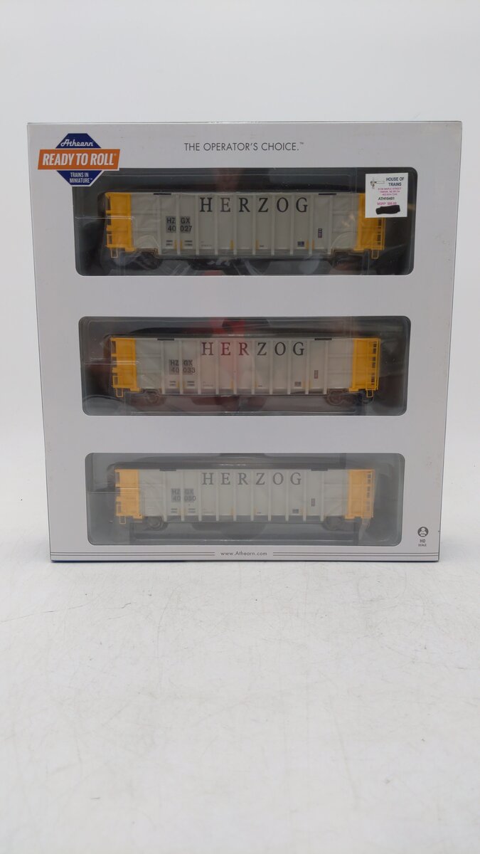 Athearn 16481 HO Herzog Ready-to-Run Thrall High Side Gondola #2 (Pack of 3)