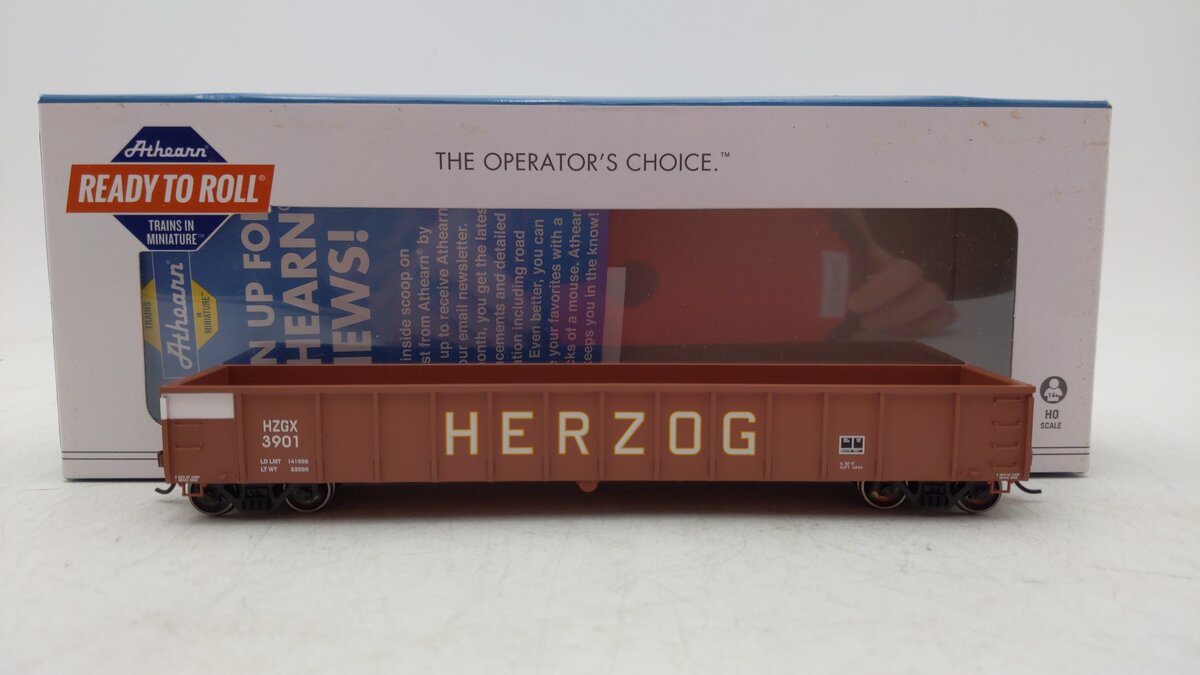 Athearn 97392 HO Herzog 52' Mill Gondola #3901