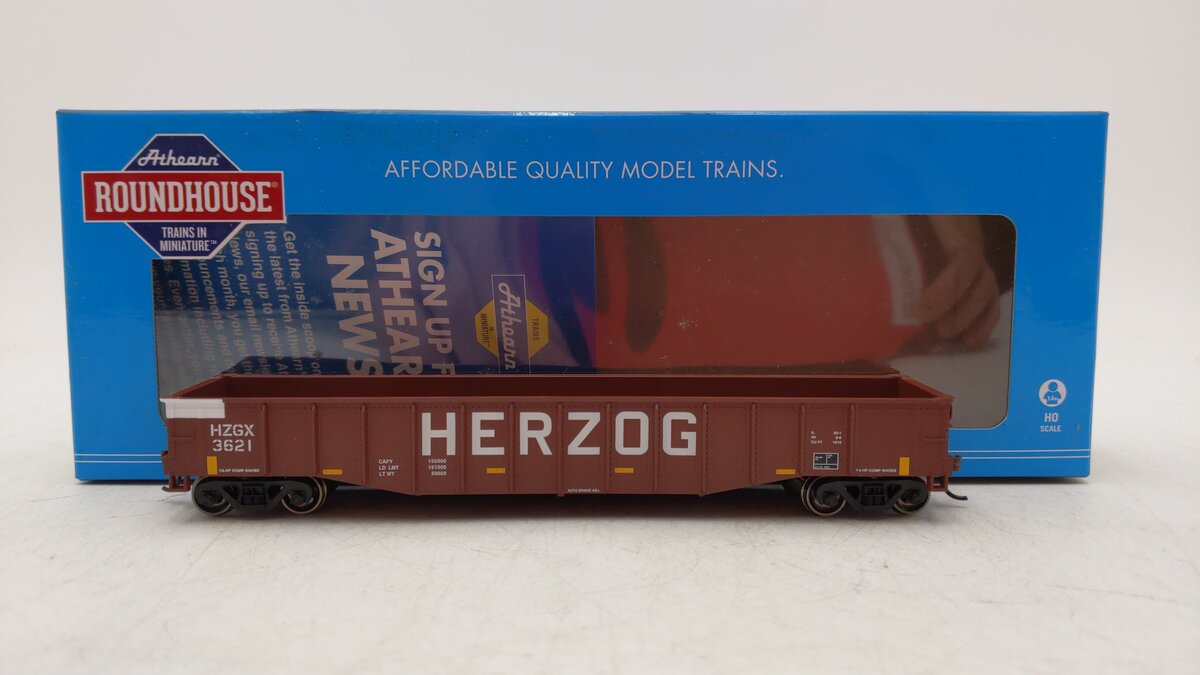 Roundhouse 82097 HO Herzog 50' Gondola Car #3621