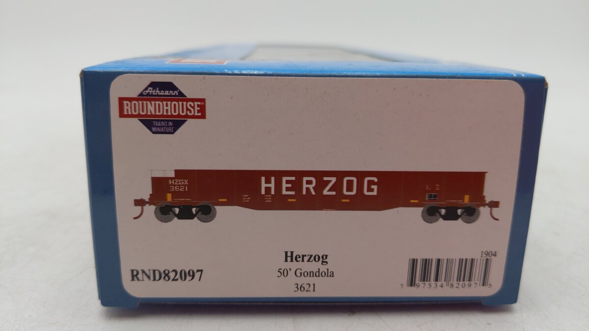 Roundhouse 82097 HO Herzog 50' Gondola Car #3621