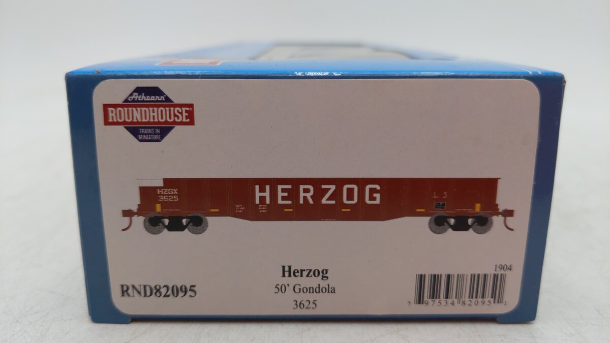 Roundhouse 82095 HO Herzog 50' Gondola #3625