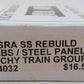 Tichy 4032D HO Undecorated USRA 40' Rebuilt Boxcar W/Ribbed Steel Panels Kit