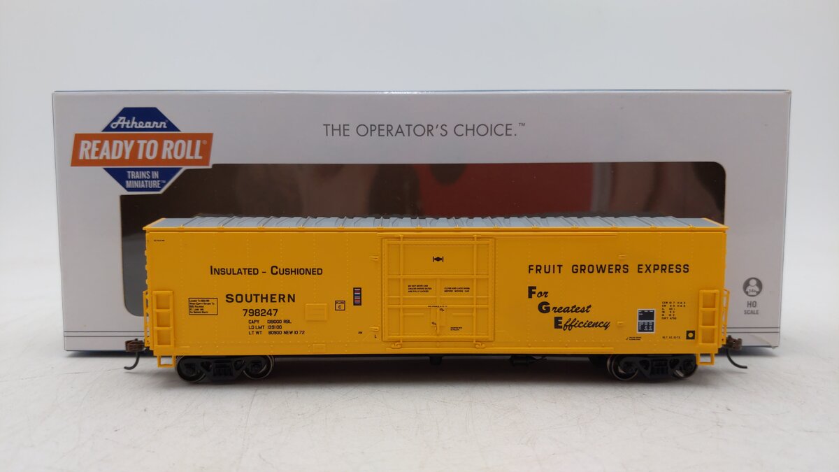 Athearn 85791 HO FGE/SOU 50' Superior Door Boxcar #798247