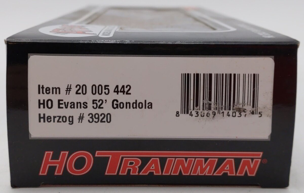 Atlas 20005442 HO Herzog Trainman® Evans 52'6" Gondola #3920
