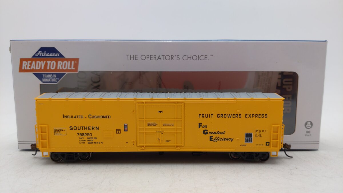 Athearn 85792 HO FGE/SOU 50' Superior Door Boxcar #798290