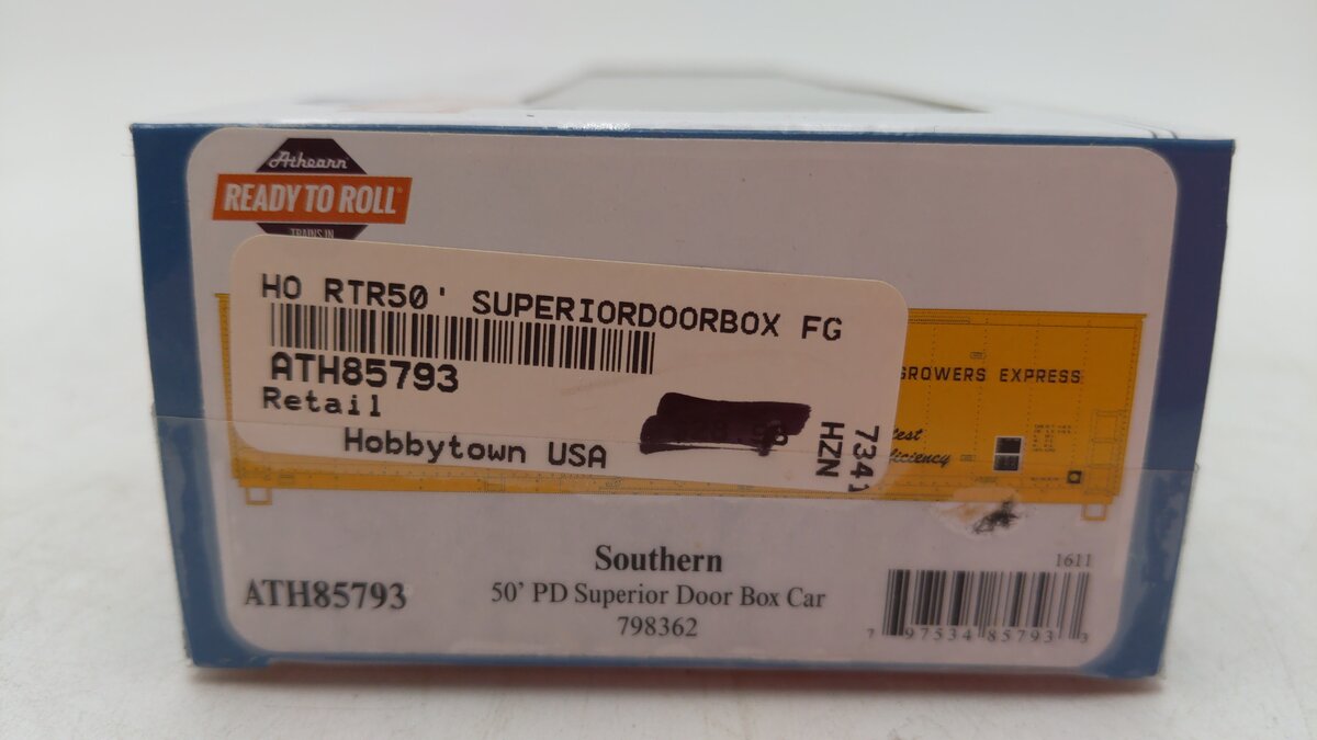Athearn 85793 HO FGE/SOU 50' Superior Door Box Ready-to-Run #798362