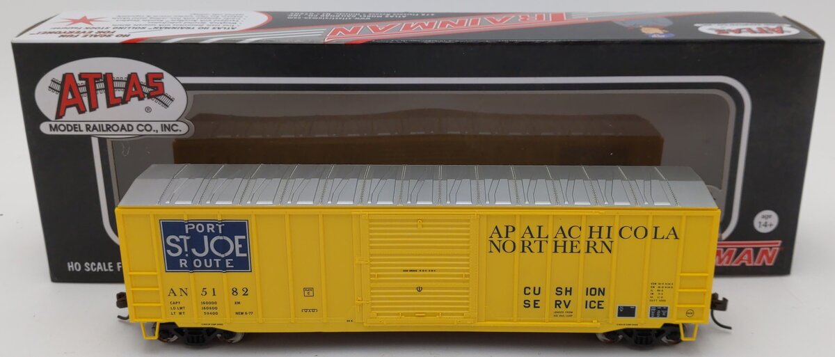 Atlas 20005143 HO Apalachicola Northern Trainman ACF 50' 6" Boxcar #5182
