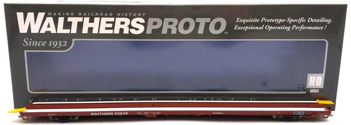 Walthers 920-104203 HO Southern Railway 89' Bethlehem Flush-Deck Flatcar #50240