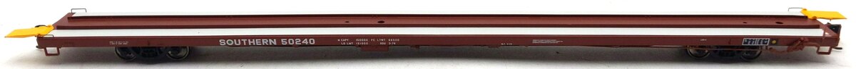 Walthers 920-104203 HO Southern Railway 89' Bethlehem Flush-Deck Flatcar #50240