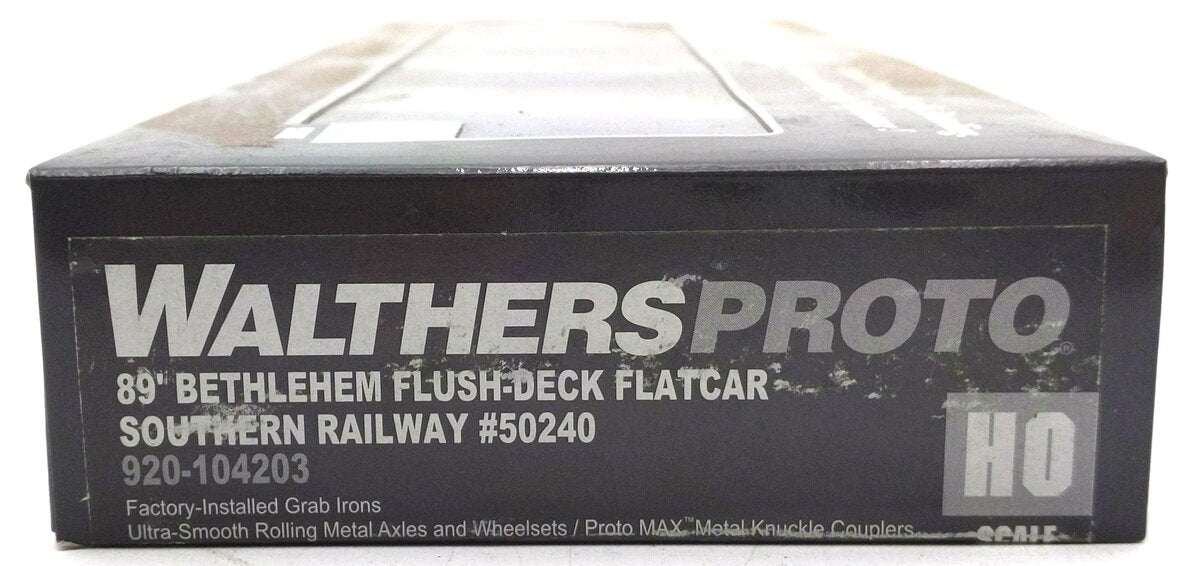 Walthers 920-104203 HO Southern Railway 89' Bethlehem Flush-Deck Flatcar #50240