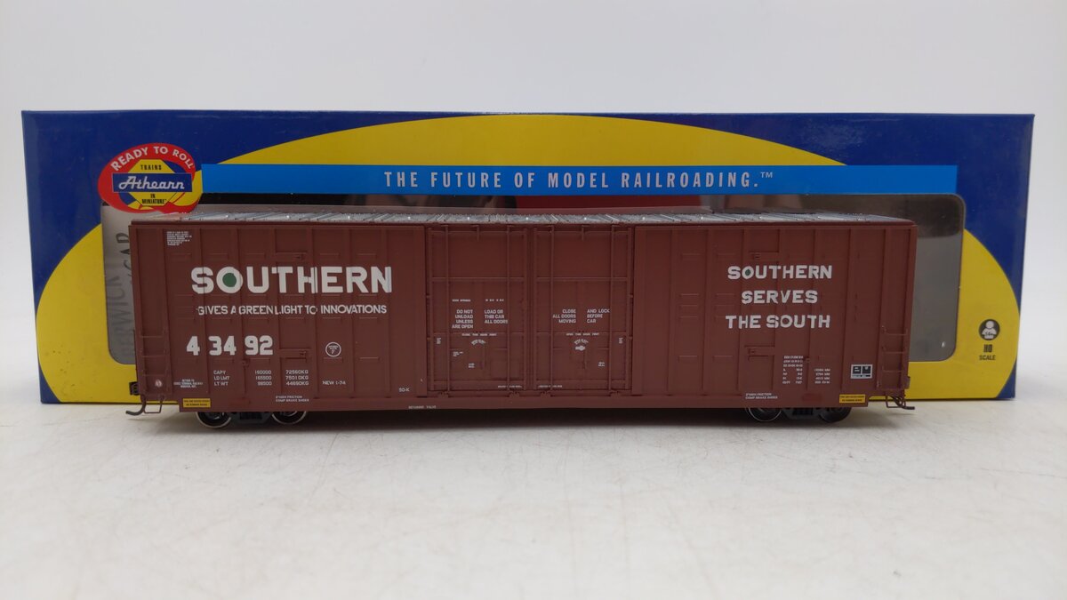 Athearn 96395 HO Southern 60' Berwick Hi-Cube Boxcar #43492
