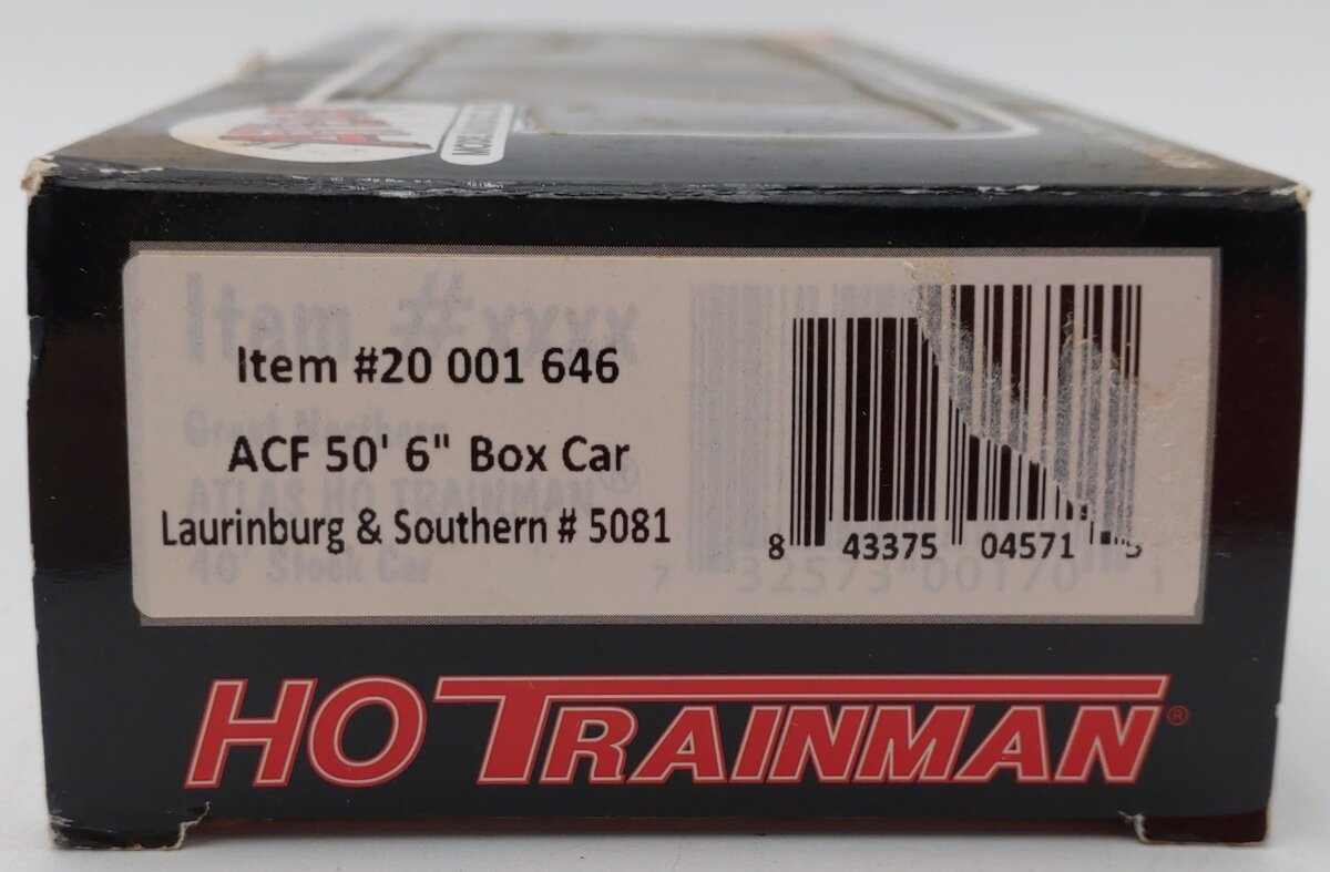 Atlas 20001646 HO Gauge Laurinburg & Southern ACF 50' 6
