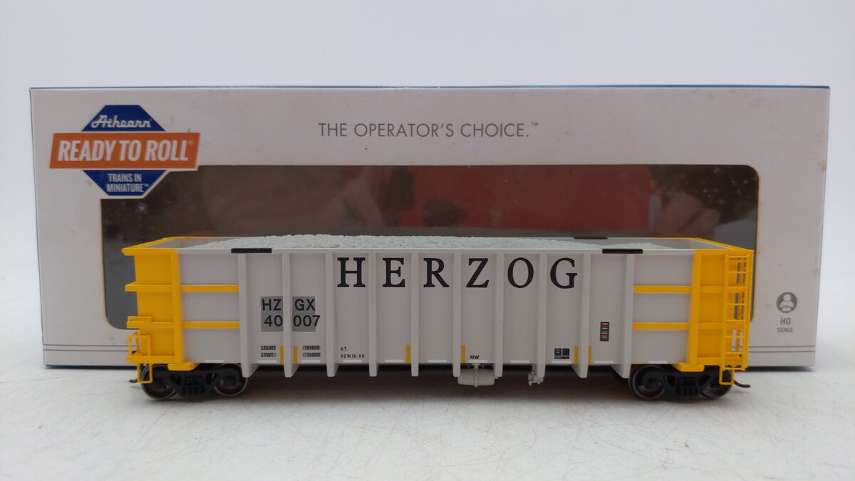 Athearn 16479 HO Herzog Thrall High Side Gondola #40007