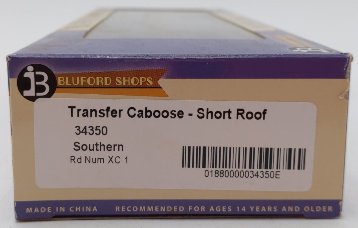 Bluford Shops 34350 HO Southern Transfer Caboose LN/Box