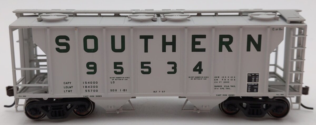 Atlas 20002375 HO Scale Southern Railway Covered Hopper #95534