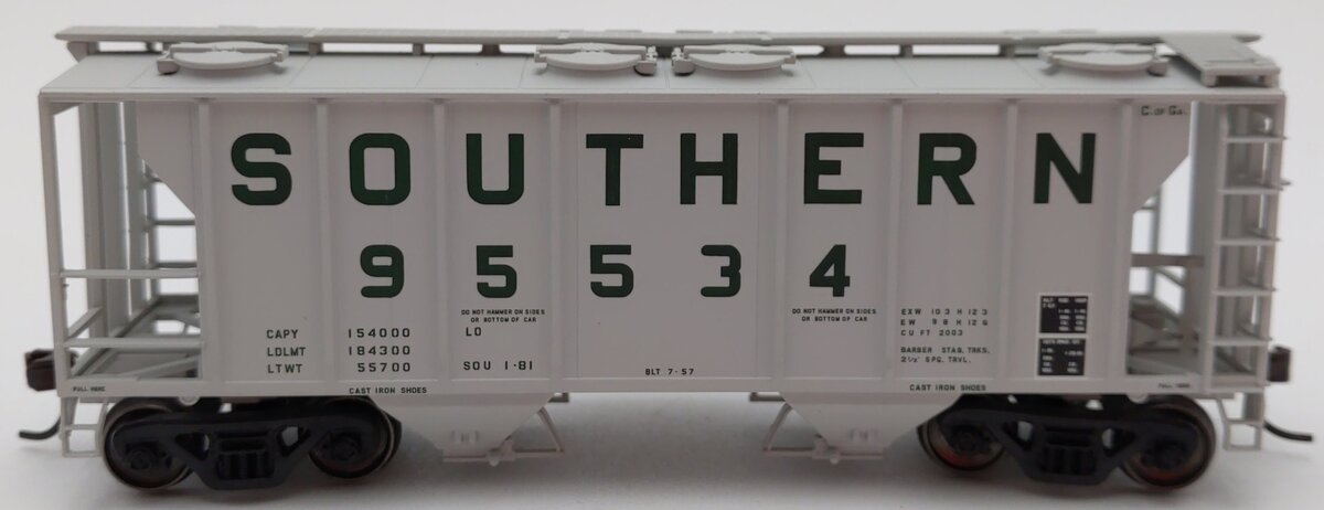 Atlas 20002375 HO Scale Southern Railway Covered Hopper #95534