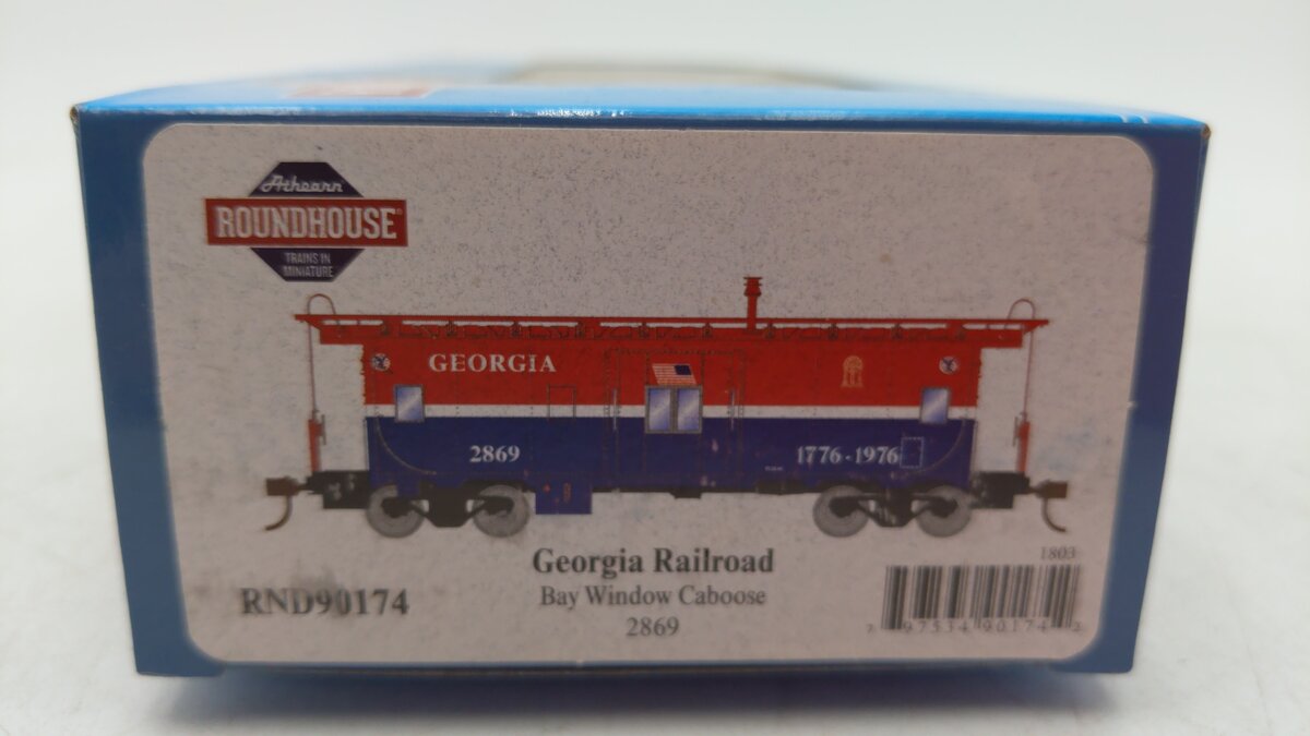 Roundhouse 90174 HO Georgia Bay Window Caboose #2869