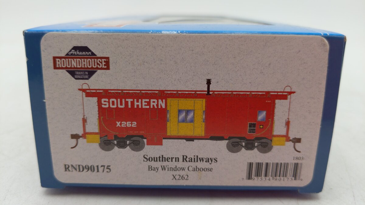Roundhouse 90175 HO Southern Bay Window Caboose #X262