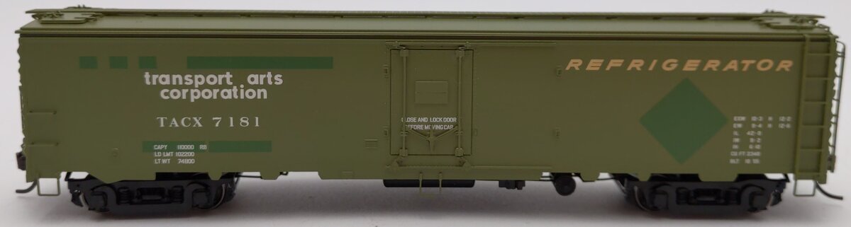 Atlas 20003408 HO Transport Arts Corp REA Steel Express Reefer #7181
