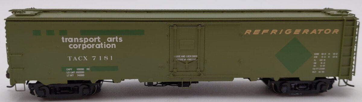 Atlas 20003408 HO Transport Arts Corp REA Steel Express Reefer #7181