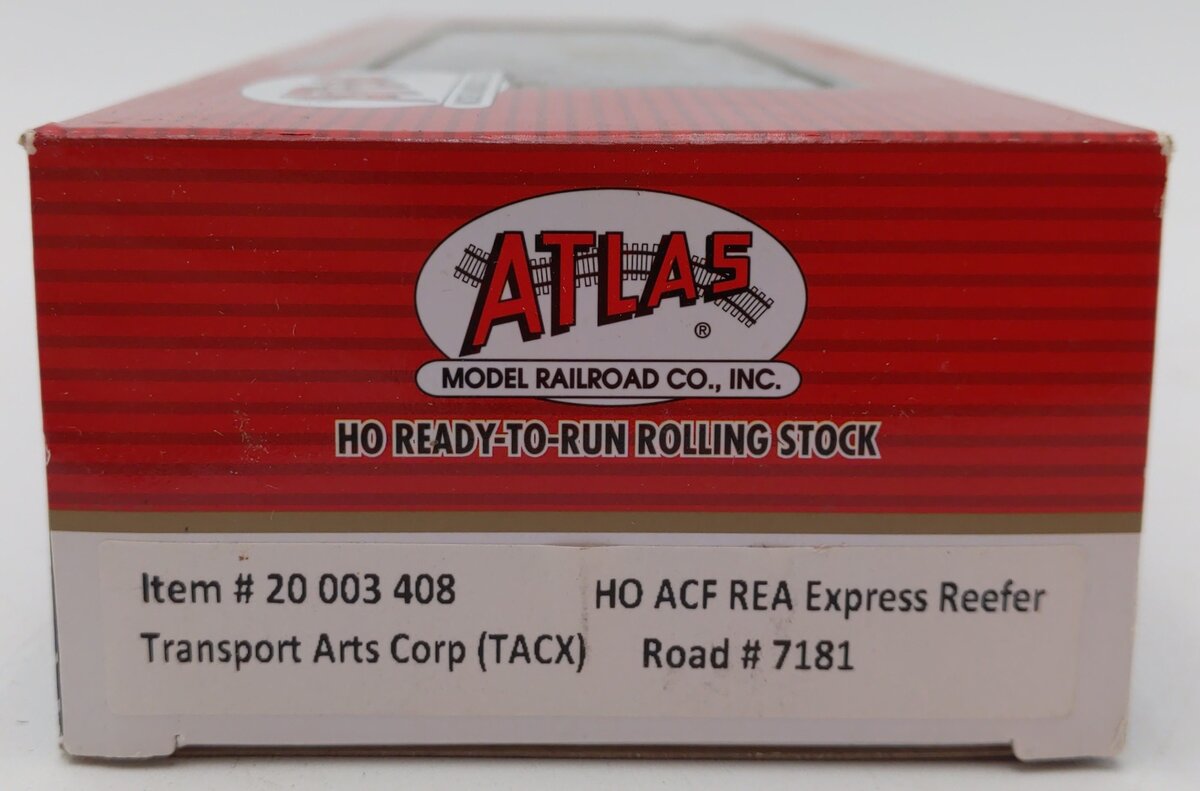 Atlas 20003408 HO Transport Arts Corp REA Steel Express Reefer #7181