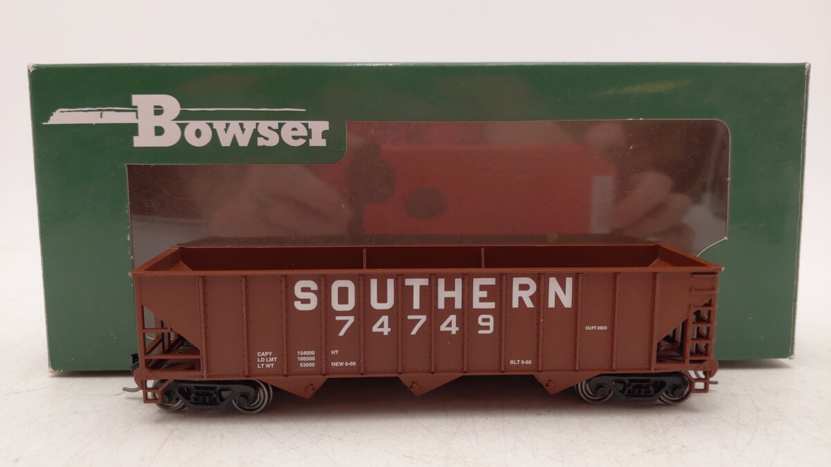Bowser 41273 HO Southern 70 Ton 12 Panel Hopper Car #74749