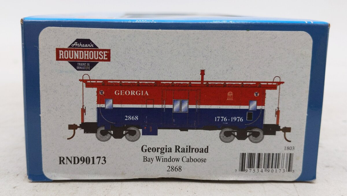 Roundhouse 90173 HO Georgia Bay Window Caboose #2868