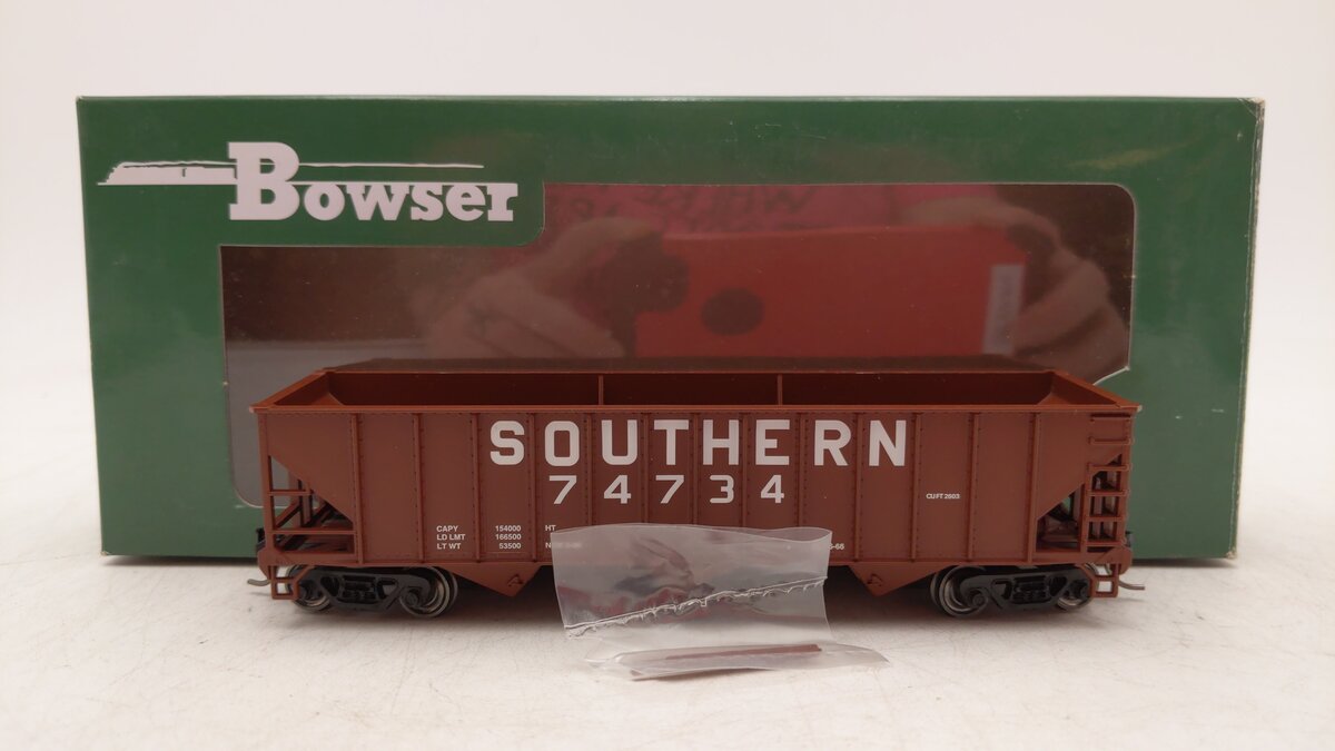 Bowser 41274 HO Southern 70 Ton 12 Panel Hopper Car #74734