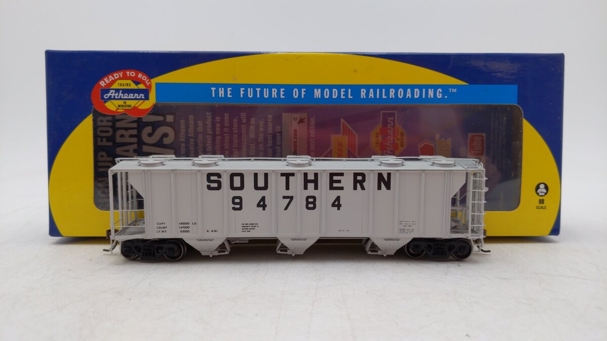 Athearn 89088 HO Southern Pacific PS-2 2893 3-Bay Covered Hopper #94784