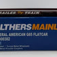 Walthers 910-5458 HO Scale GTTX 85' General American G85 Flatcar #300382