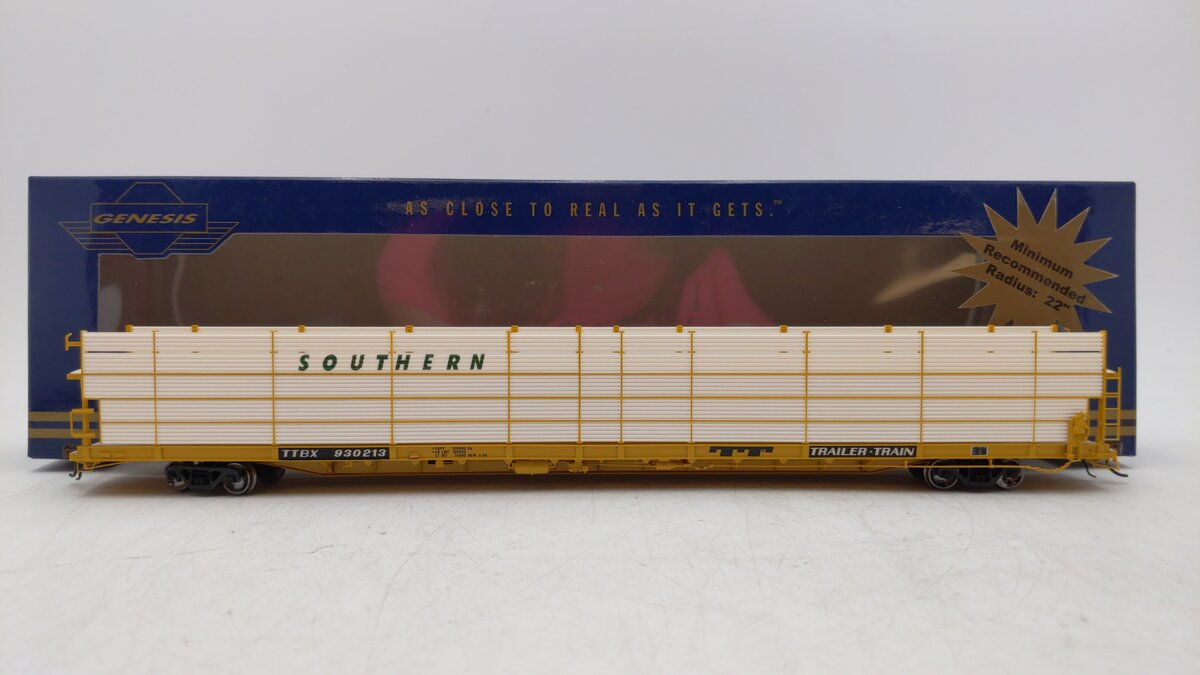 Athearn G69941 HO SOU/TTBX F89-F Bi-Level Auto Rack Flat Car #930213