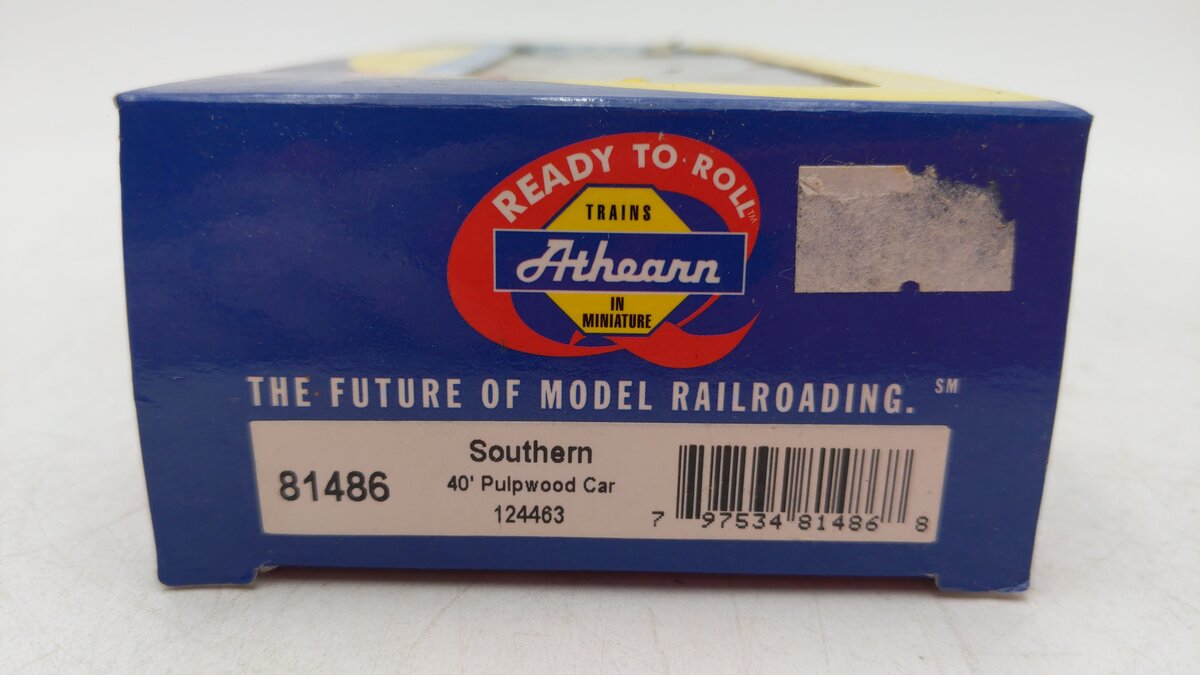 Athearn 81486 HO Southern 40' Pulpwood Flat w/Load #124463