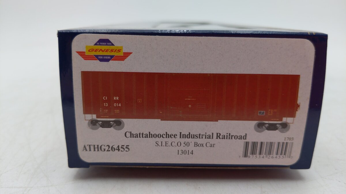Athearn G26455 HO Chattahoochee Industrial 50' SIECO Boxcar #13014