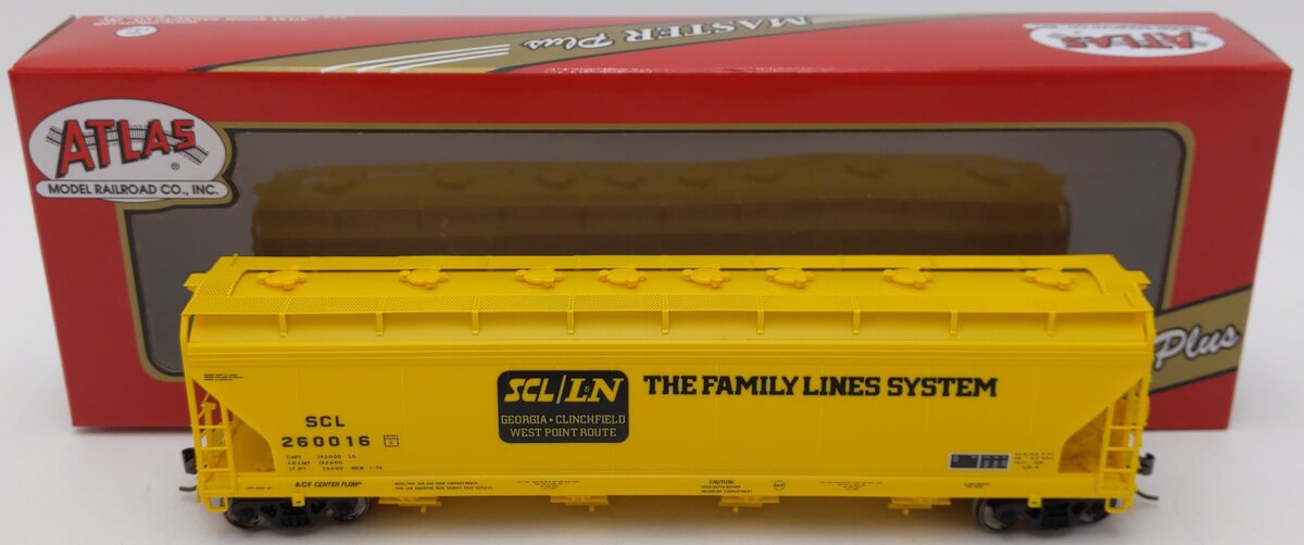 Atlas 20006400 HO Seaboard Coast Line Master Plus 5250 Covered Hopper #260016