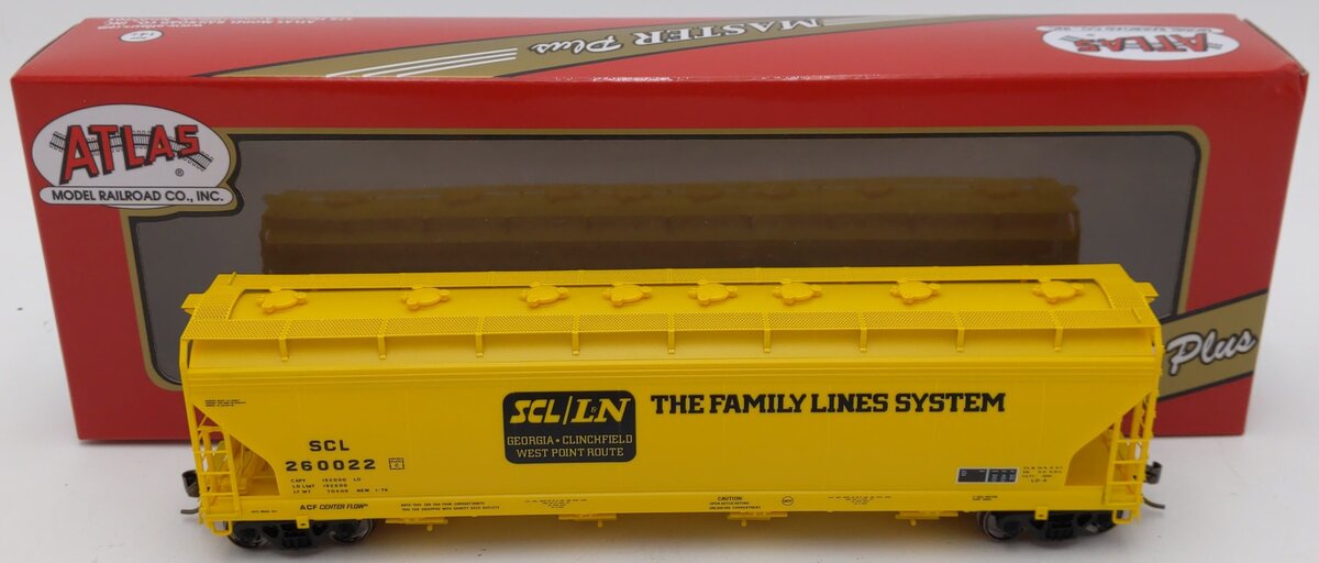Atlas 20006402 HO Seaboard Coast Line Master Plus 5250 Covered Hopper #260022