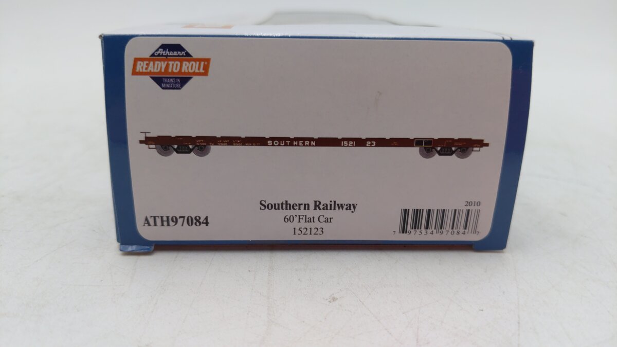 Athearn 97084 HO Southern 60' Flat Car RTR #152123