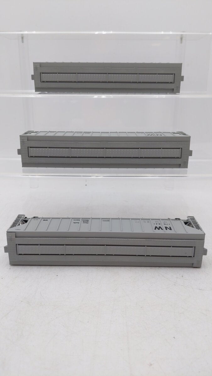 Athearn 18792 HO Norfolk & Western RTR PS 4740 Covered Hopper (Pack of 3)
