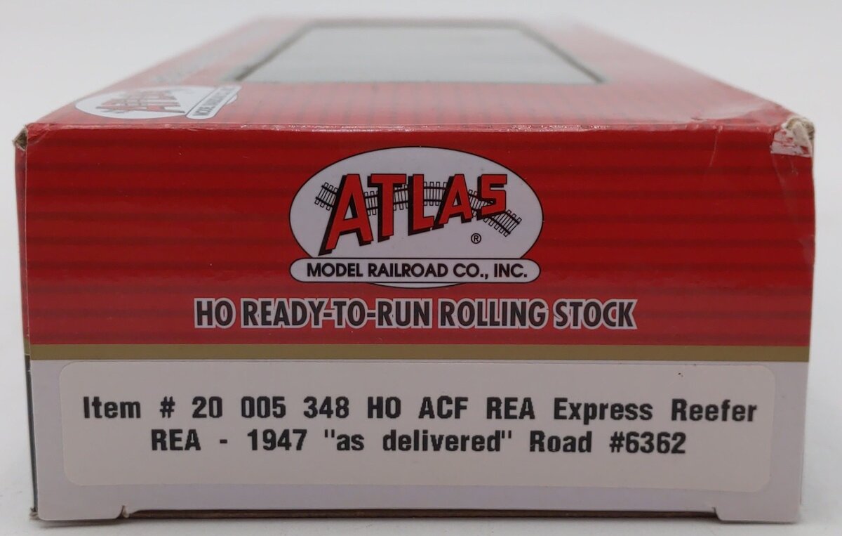 Atlas 20005348 HO Railway Express Agency Steel Express Reefer Car #6362